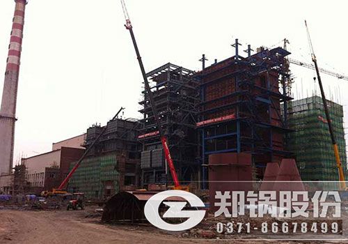 2015年哈爾濱116MW循環流化床熱水鍋爐