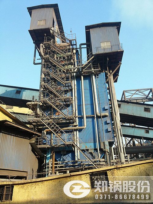 北京鋼鐵冶煉廠9.4噸/小時和4T/H燒結余熱發電鍋爐項目安裝圖