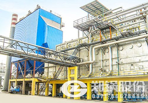 河南化工行業60噸三廢混燃余熱鍋爐項目