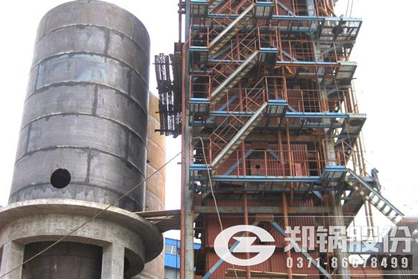 35噸化工三廢混燃余熱鍋爐2
