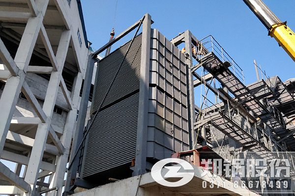 55噸化工三廢混燃余熱鍋爐2