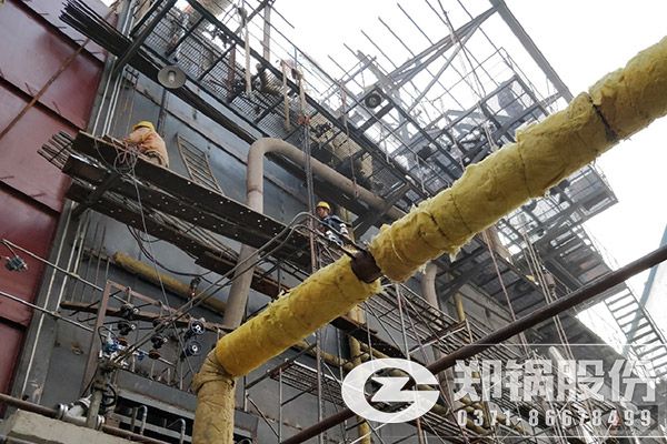 45噸化工三廢混燃余熱鍋爐2