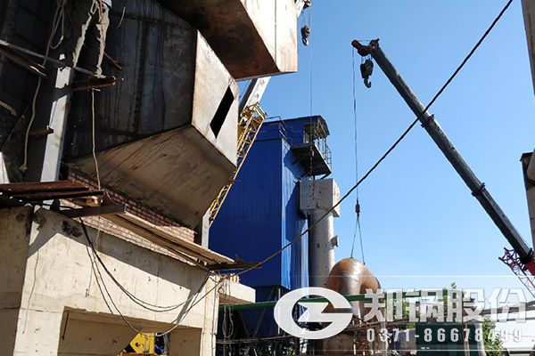 20噸化工三廢混燃余熱鍋爐2