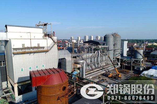 80噸化工三廢混燃余熱鍋爐2