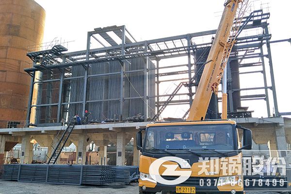 65噸化工三廢混燃余熱鍋爐2