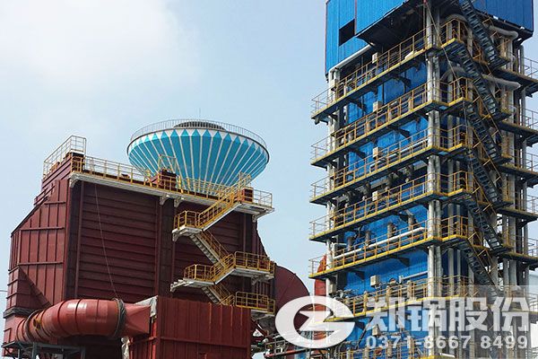 鄭州鍋爐廠600T/D玻璃窯余熱鍋爐項目圖